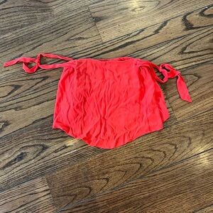 ASTR red off the shoulder top